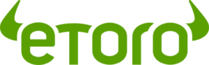 eToro logo – A trusted global broker known for social trading and commission-free stock trading